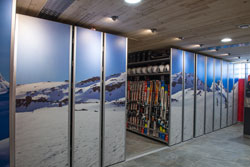 Ski-Aufbewahrungssysteme in Frankreich