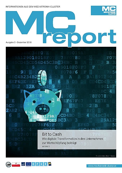 MC-report 3/2018 zum Thema "Bit to cash"