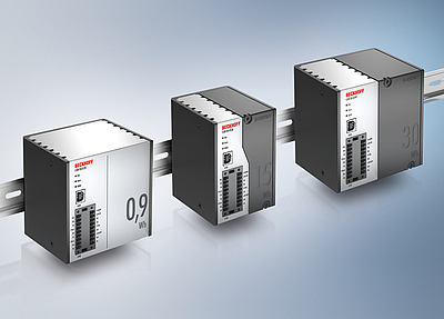 Die neue USV-Serie umfasst derzeit eine kapazitive (links) und zwei batteriegestützte Varianten ©Beckhof Automation