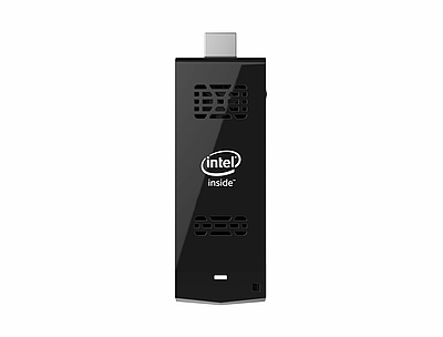 Intel Compute Stick bietet die Funktionalität eines Plug-and-Play-PCs an Fernsehern und Monitoren mit HDMI - am Arbeitsplatz, zu Hause oder unterwegs <br>Bild: rs components